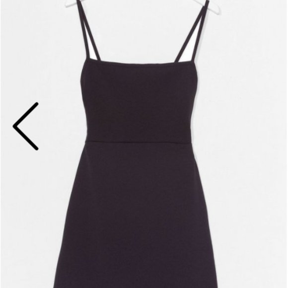 NWOT NASTY GAL CAMI FOR LOVE SQUARE NECK MINI DRESS - Picture 1 of 6